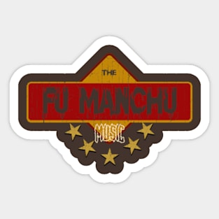 fuu manchu - vintage Sticker